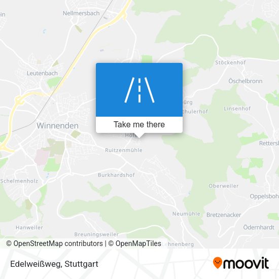 Карта Edelweißweg