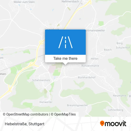 Карта Hebelstraße