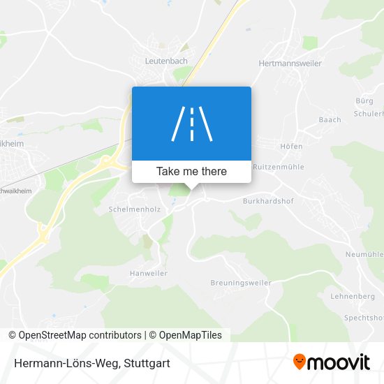 Hermann-Löns-Weg map