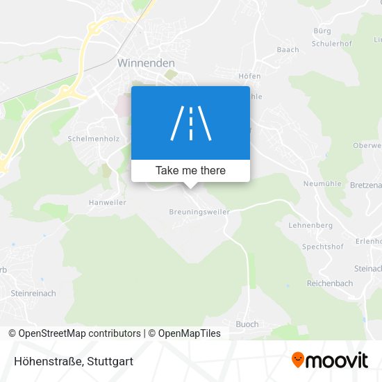 Höhenstraße map