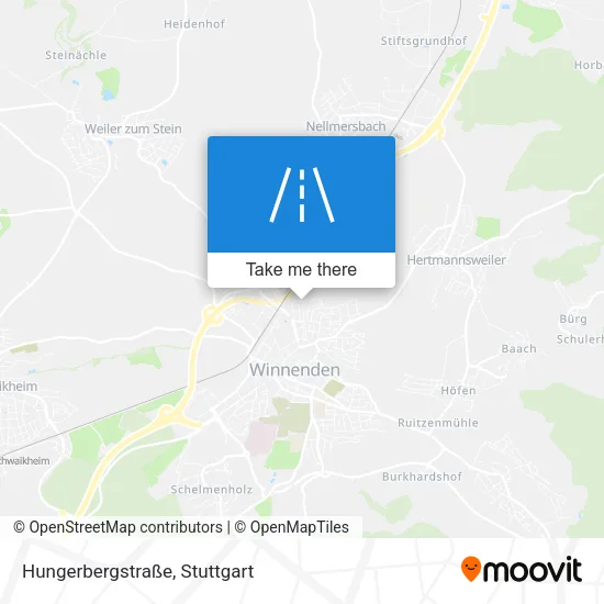 Карта Hungerbergstraße