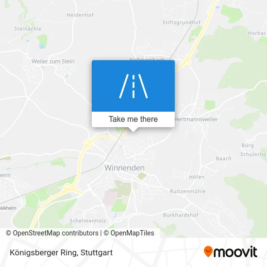 Карта Königsberger Ring