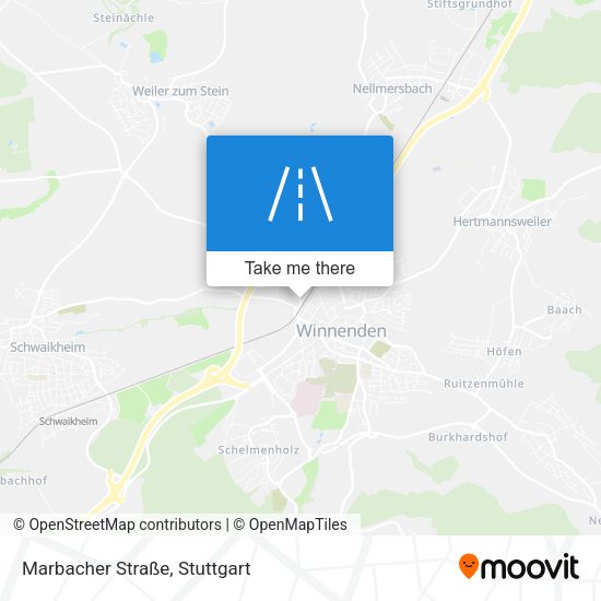 Marbacher Straße map