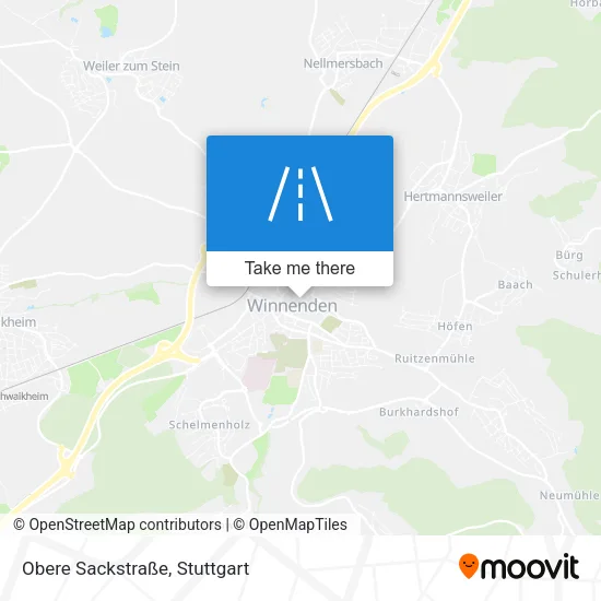 Карта Obere Sackstraße
