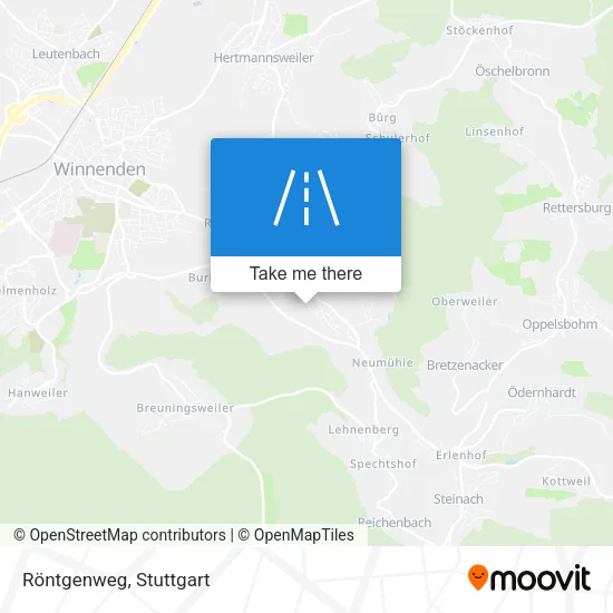 Карта Röntgenweg