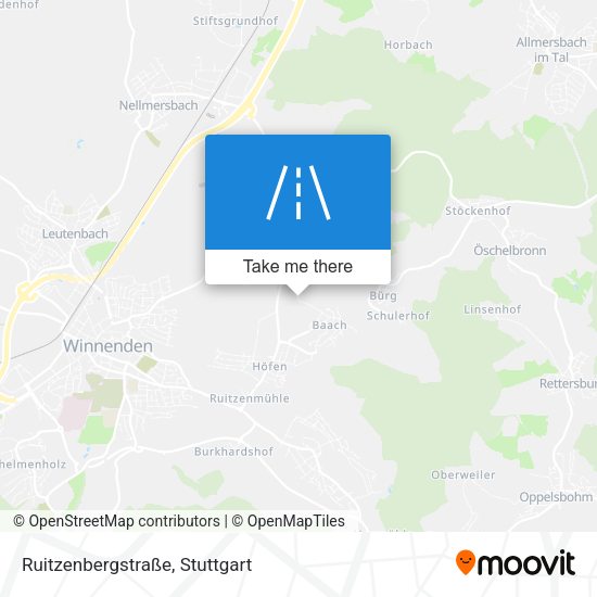 Карта Ruitzenbergstraße