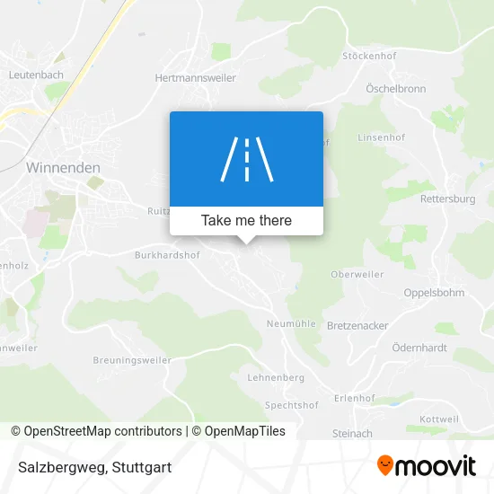 Карта Salzbergweg