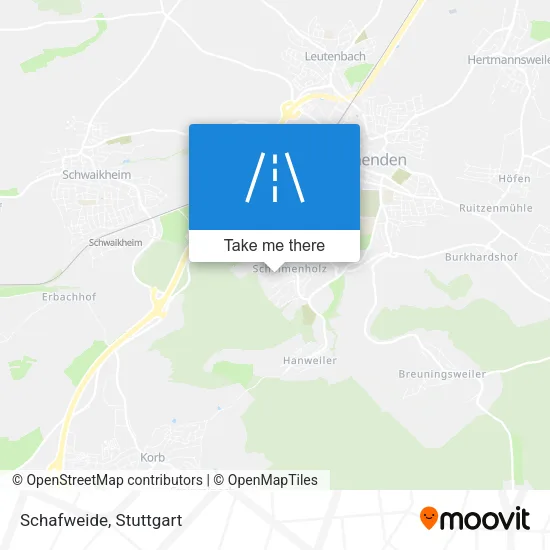Карта Schafweide