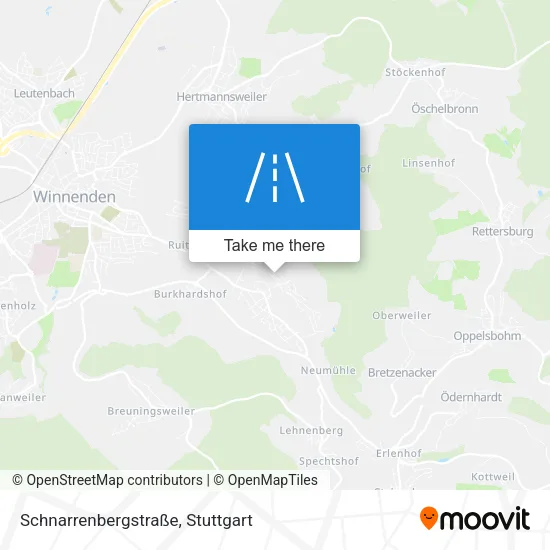 Карта Schnarrenbergstraße
