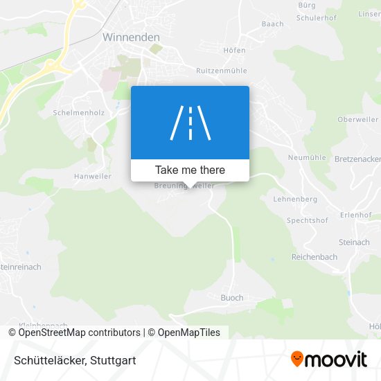 Schütteläcker map