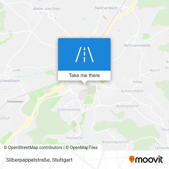 Silberpappelstraße map
