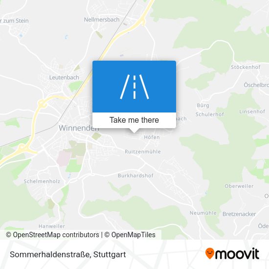 Sommerhaldenstraße map