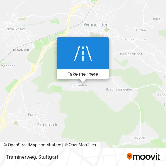 Карта Traminerweg