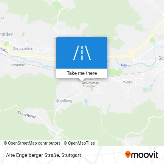 Карта Alte Engelberger Straße