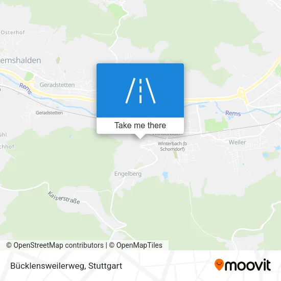 Карта Bücklensweilerweg