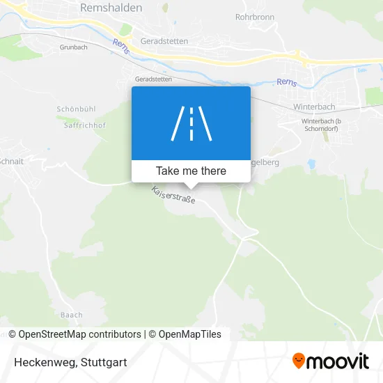 Карта Heckenweg