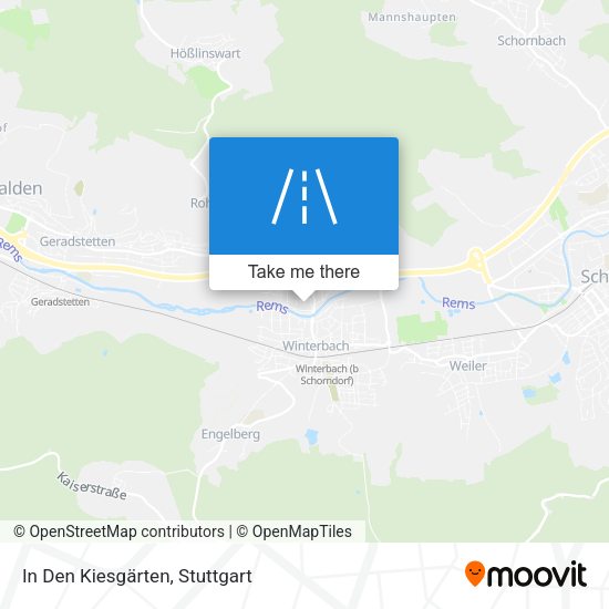 In Den Kiesgärten map