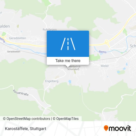 Karostäffele map