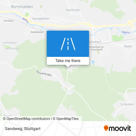 Карта Sandweg