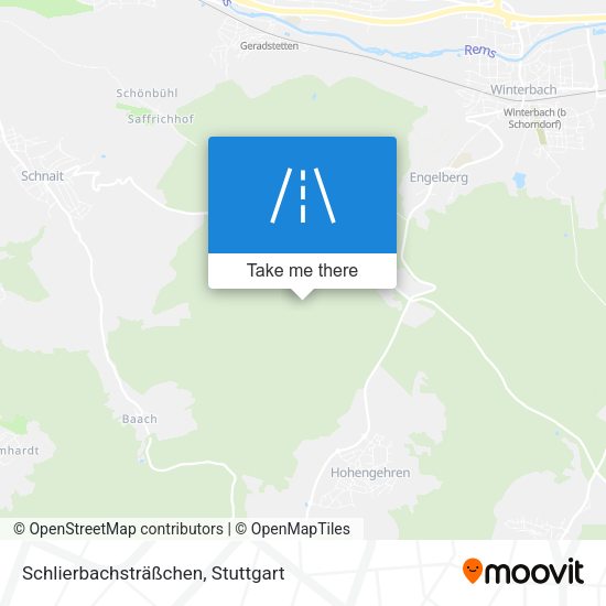 Schlierbachsträßchen map
