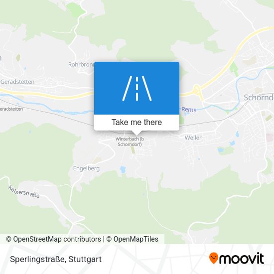 Карта Sperlingstraße