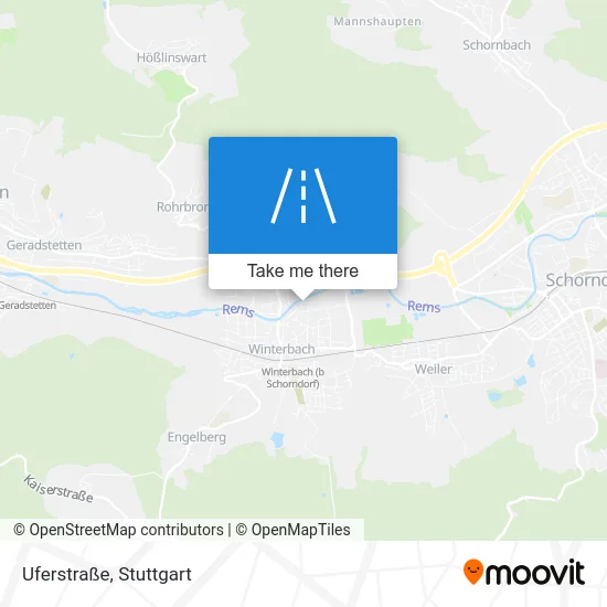 Карта Uferstraße