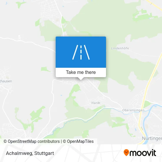 Achalmweg map