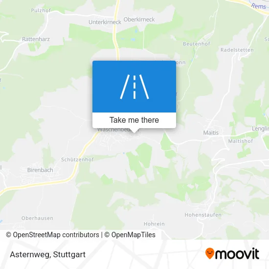 Карта Asternweg