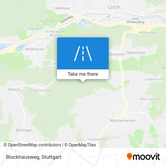Карта Blockhausweg