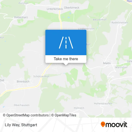 Lilienweg map