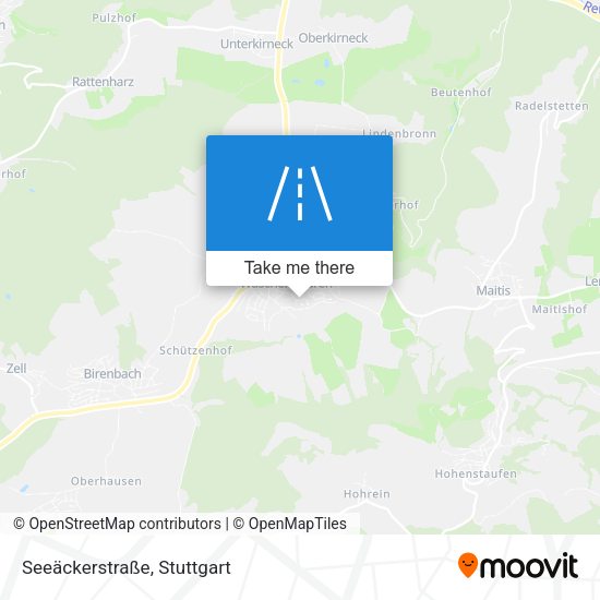 Seeäckerstraße map