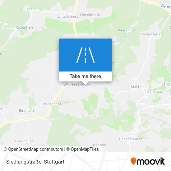 Siedlungstraße map