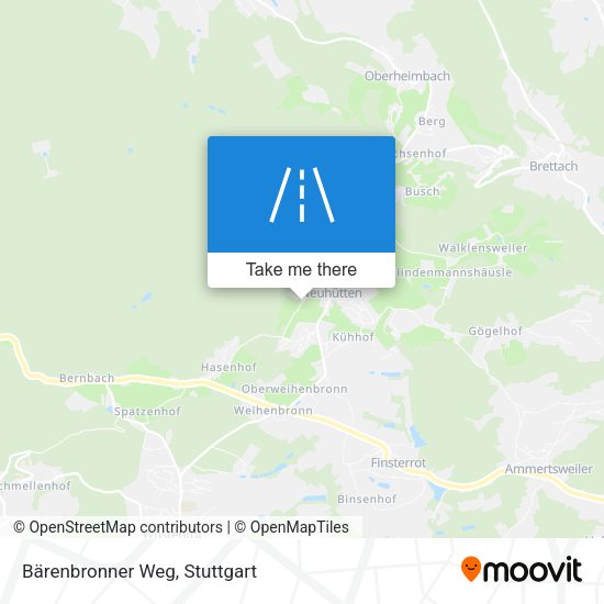 Bärenbronner Weg map