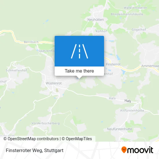 Карта Finsterroter Weg