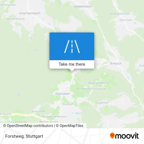 Карта Forstweg