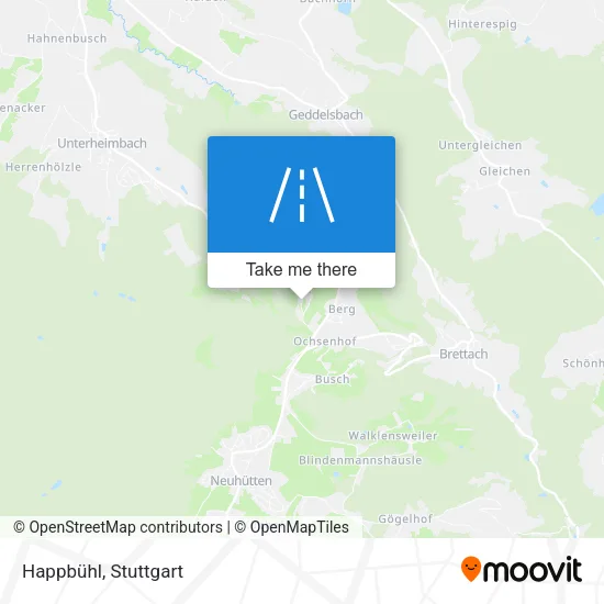 Happbühl map