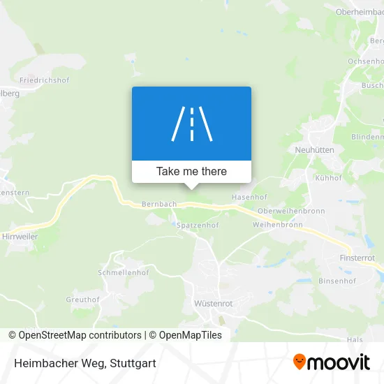 Карта Heimbacher Weg