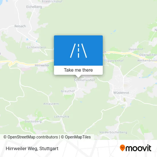 Карта Hirrweiler Weg