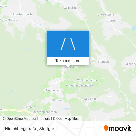 Карта Hirschbergstraße