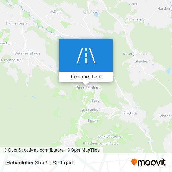 Hohenloher Straße map