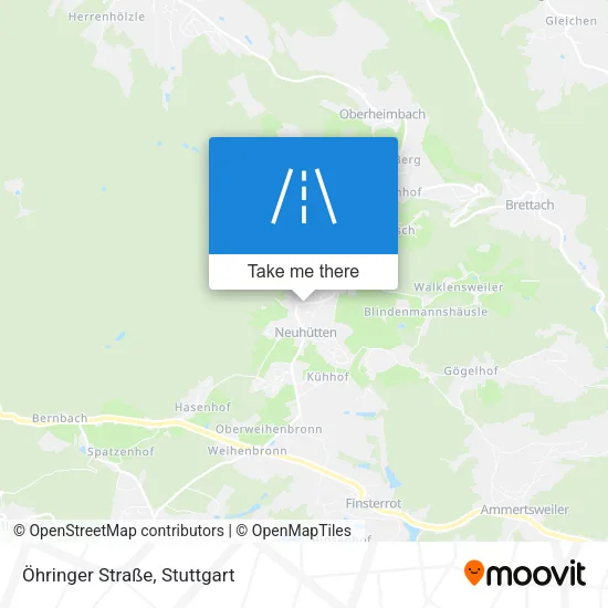 Карта Öhringer Straße