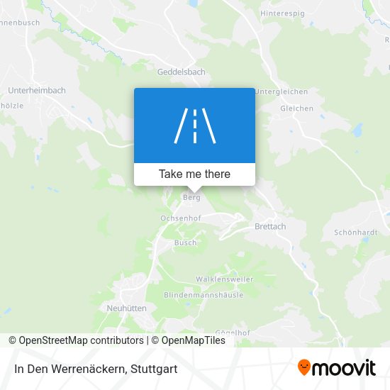 In Den Werrenäckern map