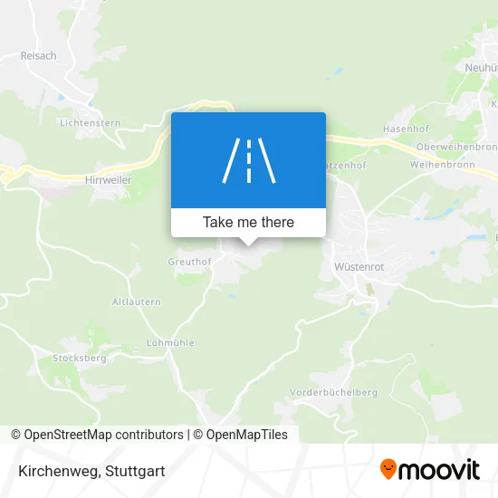 Карта Kirchenweg