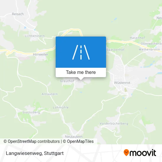 Карта Langwiesenweg