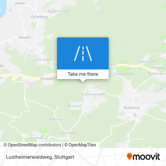 Карта Lustheimerwaldweg