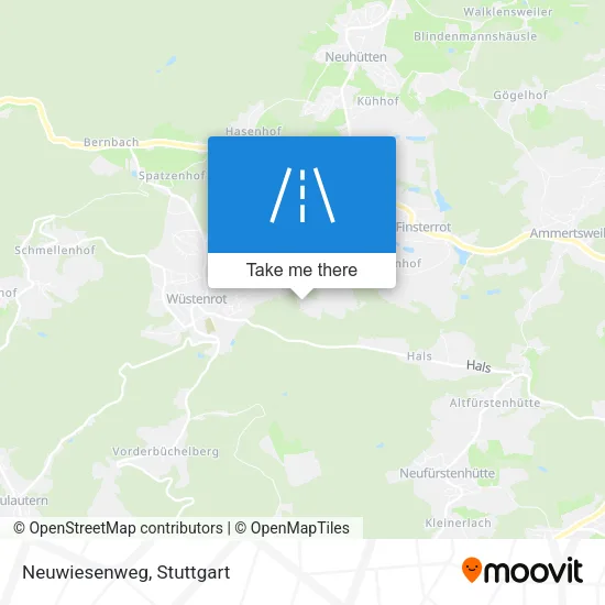 Карта Neuwiesenweg