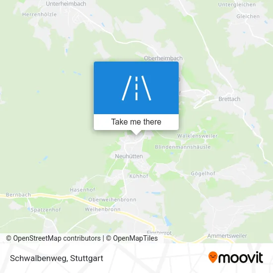 Карта Schwalbenweg