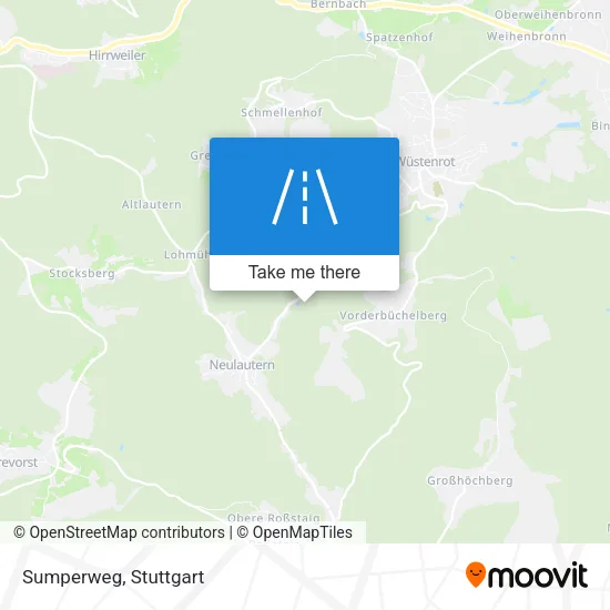 Карта Sumperweg