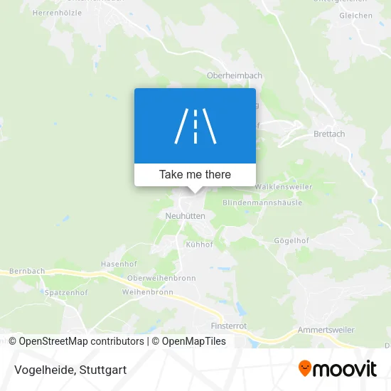 Карта Vogelheide