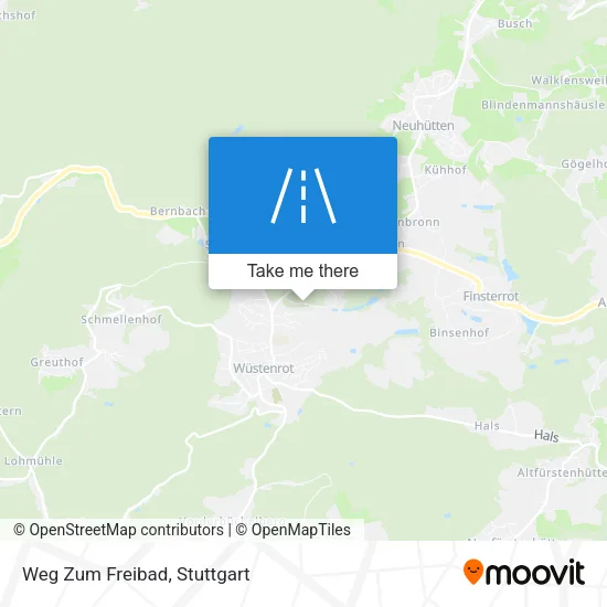 Карта Weg Zum Freibad